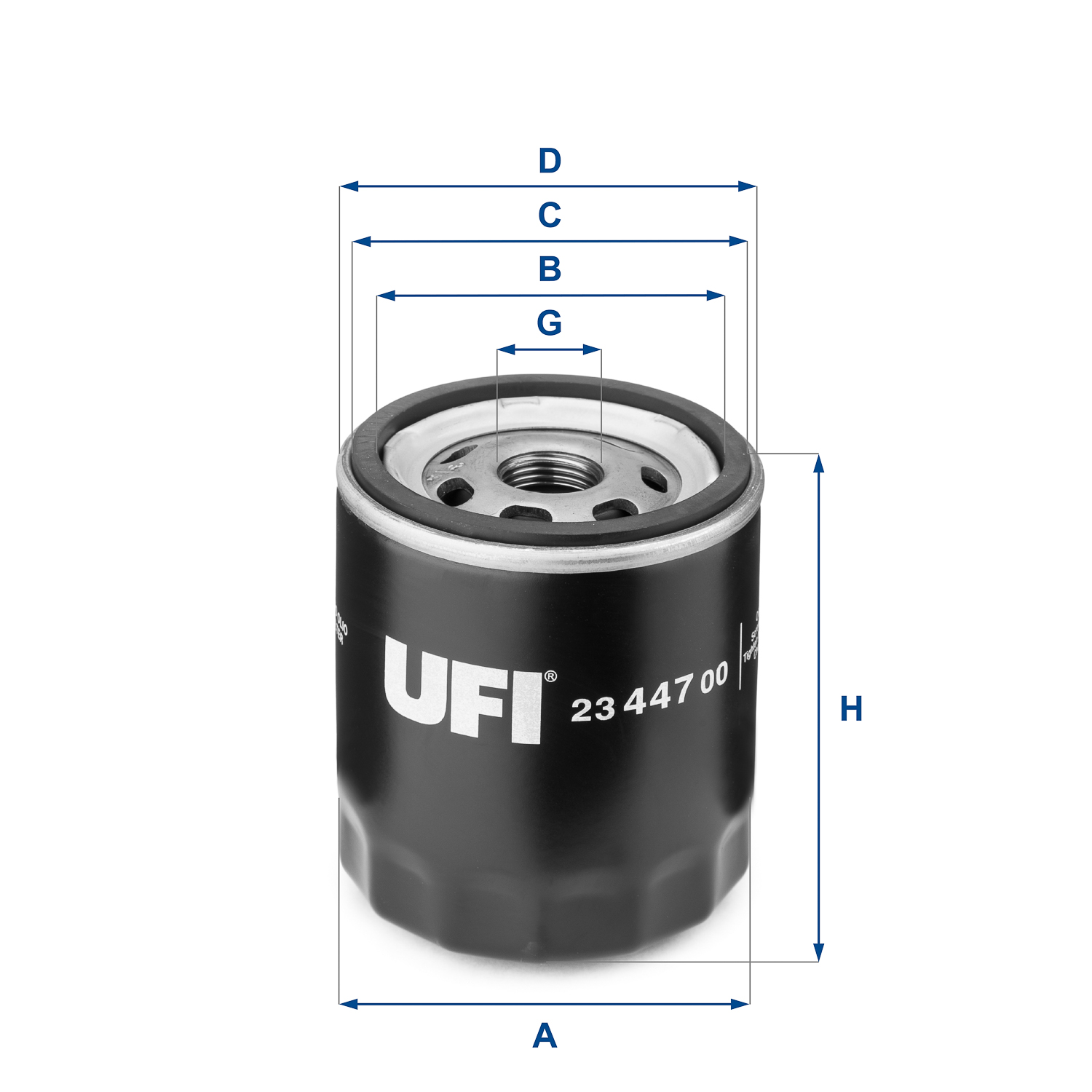 Filtro olio UFI 23.447.00