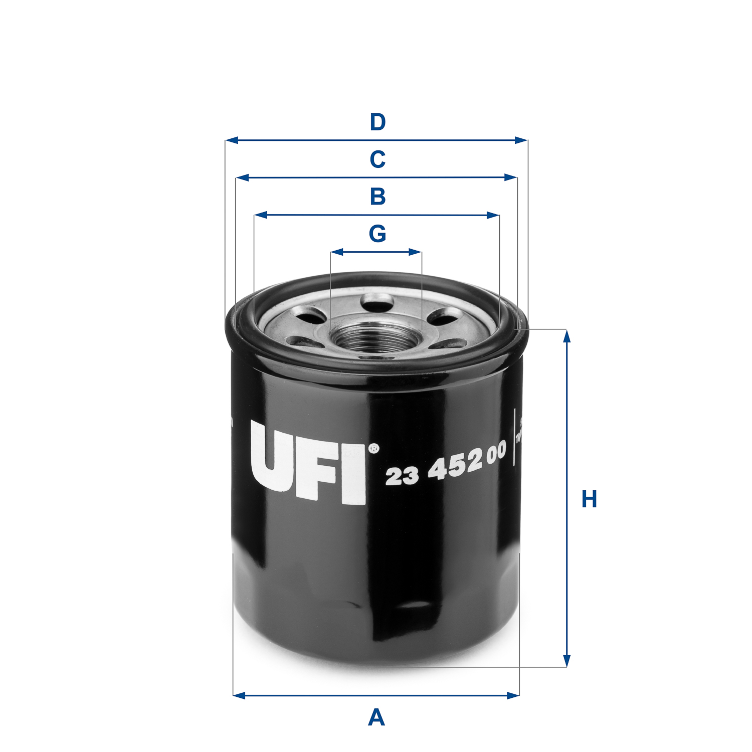 Filtro olio UFI 23.452.00