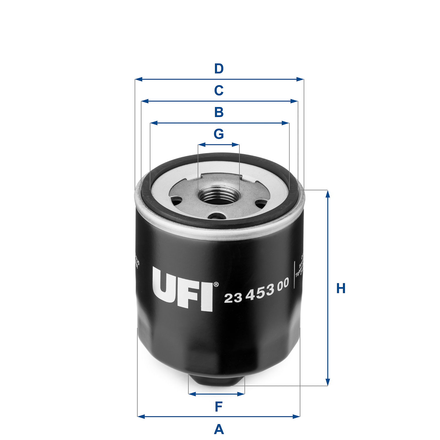 Filtro olio UFI 23.453.00