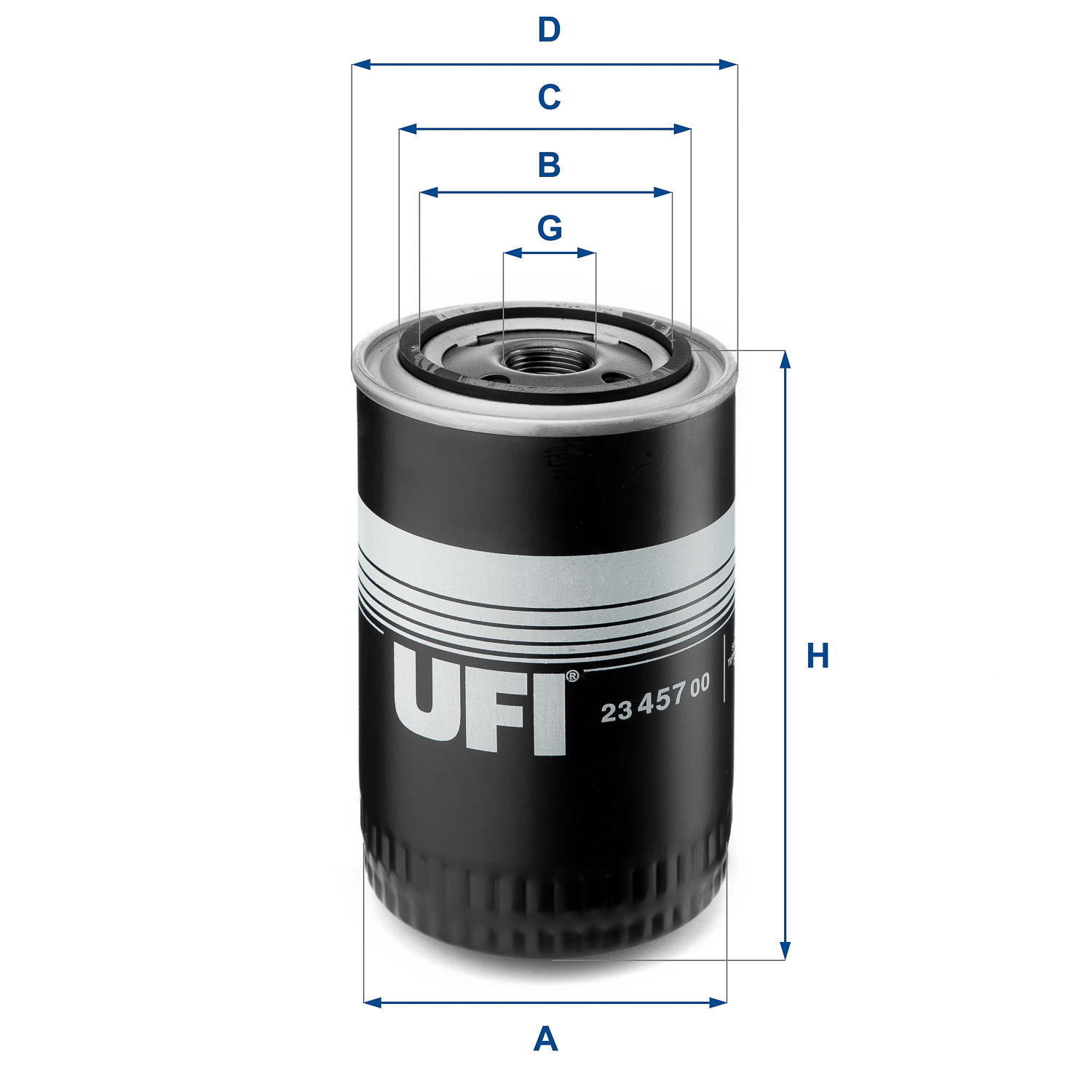 Filtro olio UFI 23.457.00