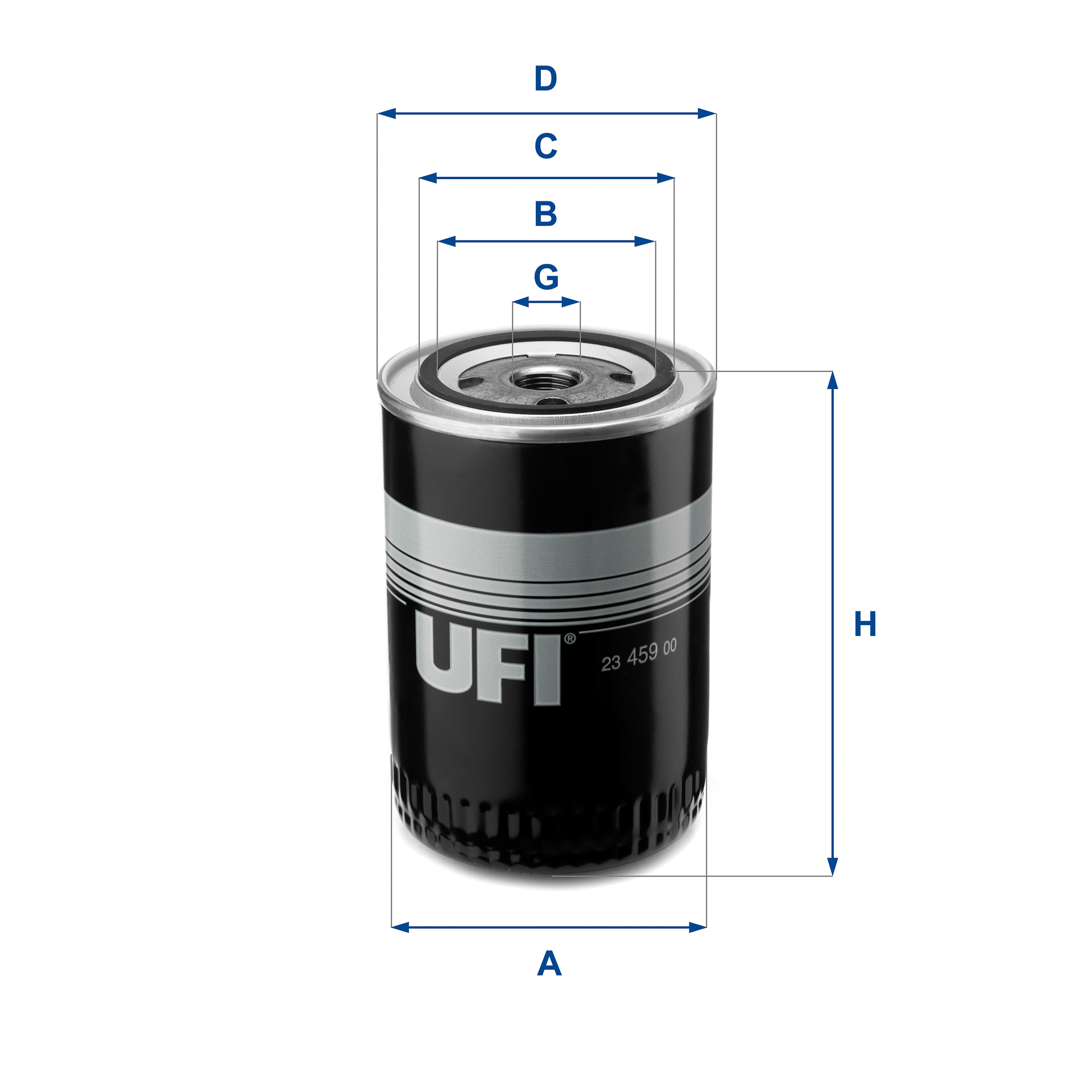 Filtro olio UFI 23.459.00