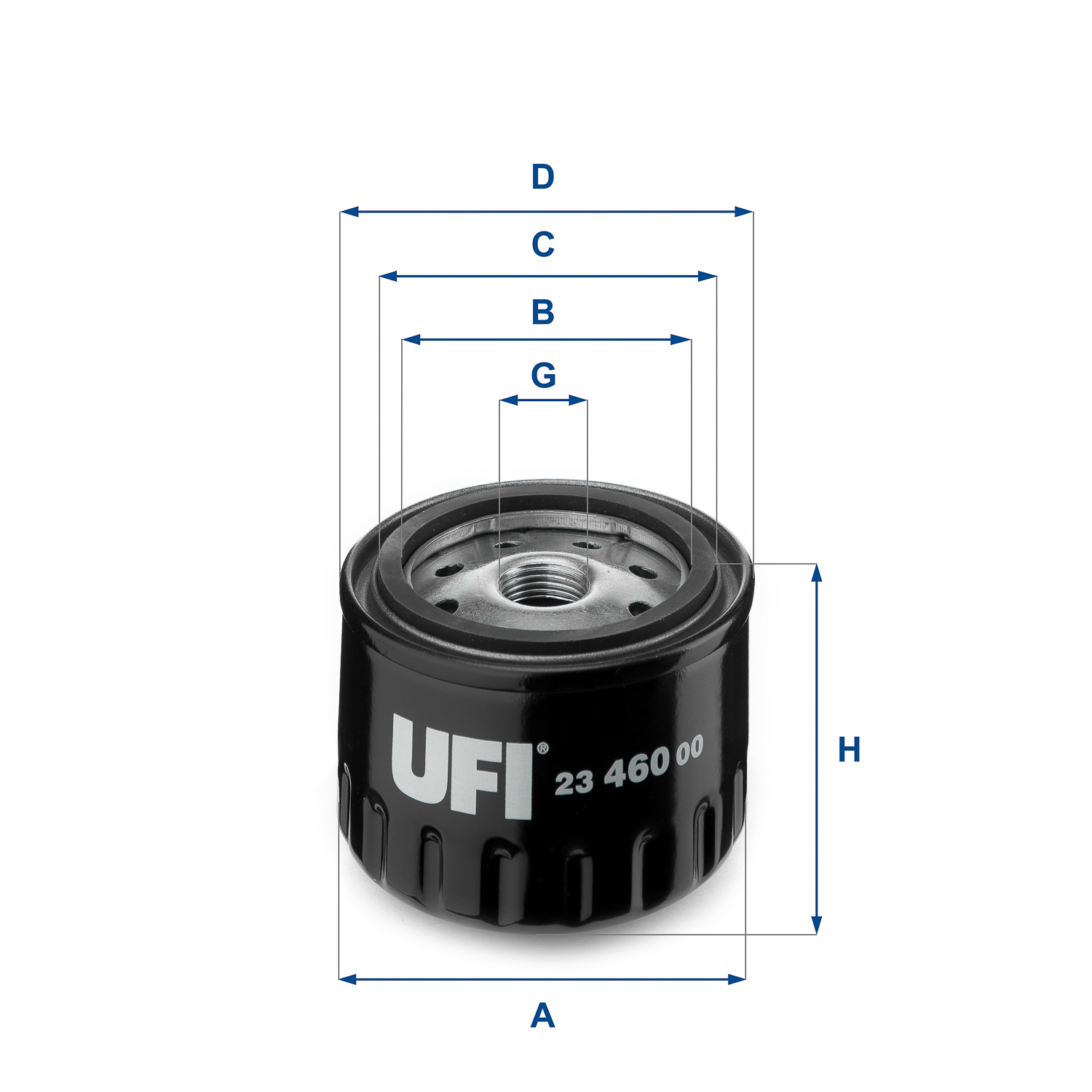 Filtro olio UFI 23.460.00