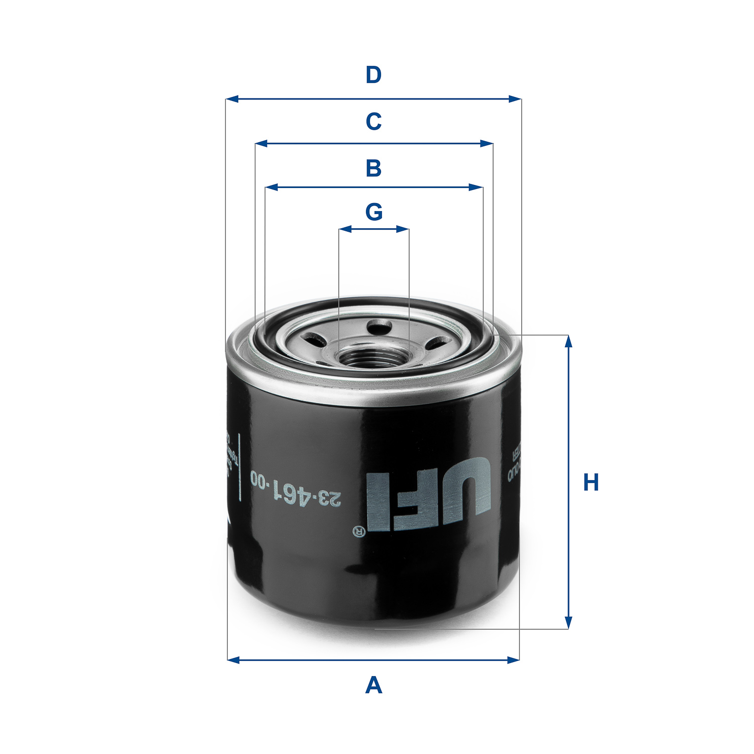 Filtro olio UFI 23.461.00