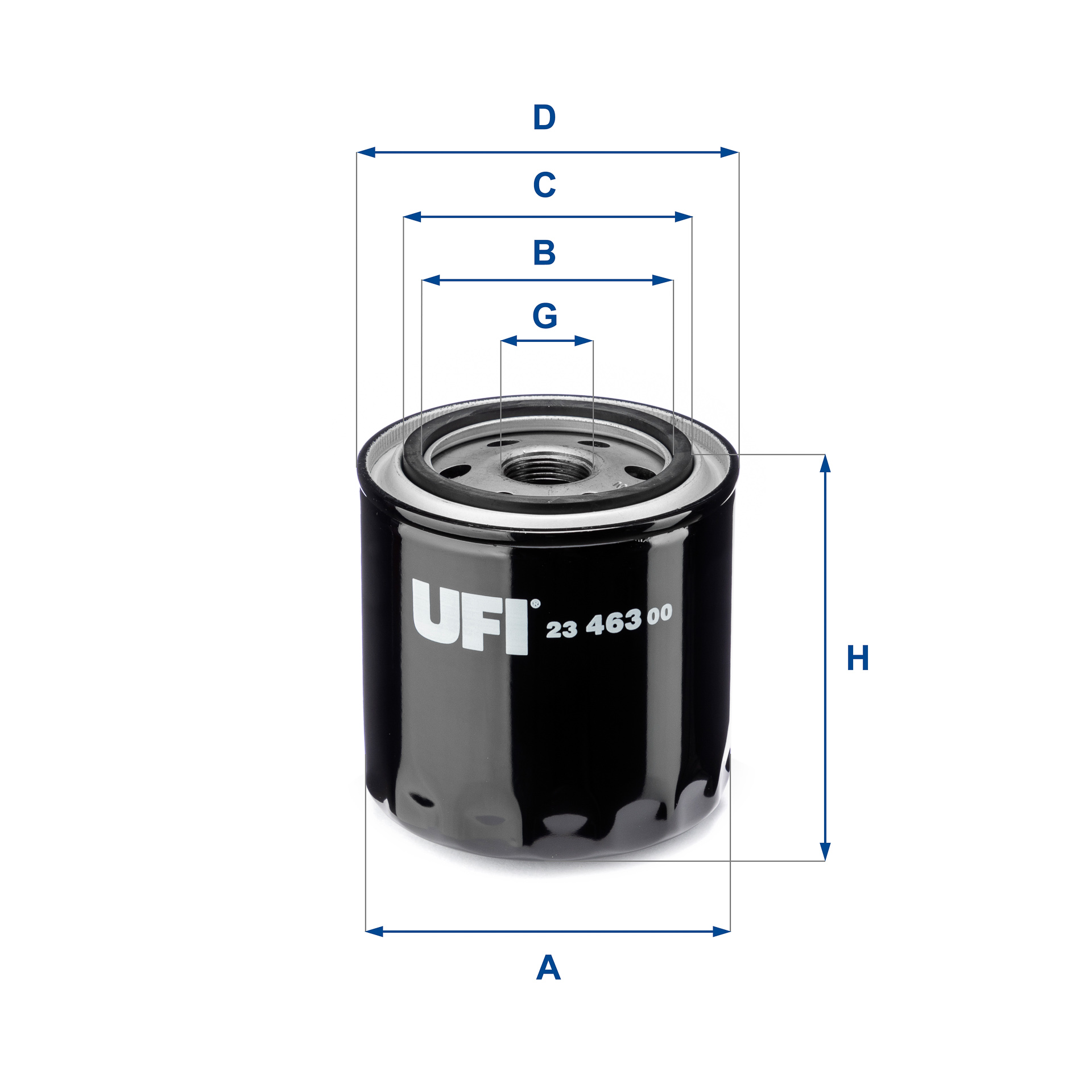 Filtro olio UFI 23.463.00