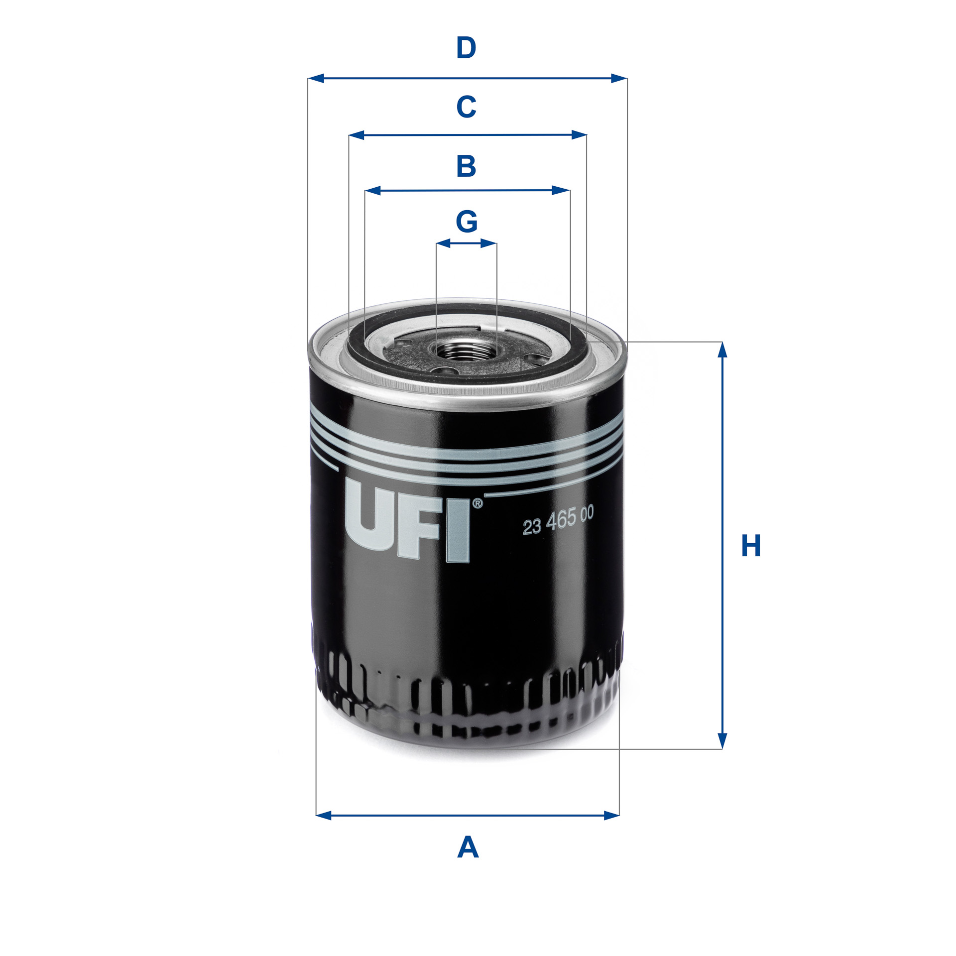 Filtro olio UFI 23.465.00