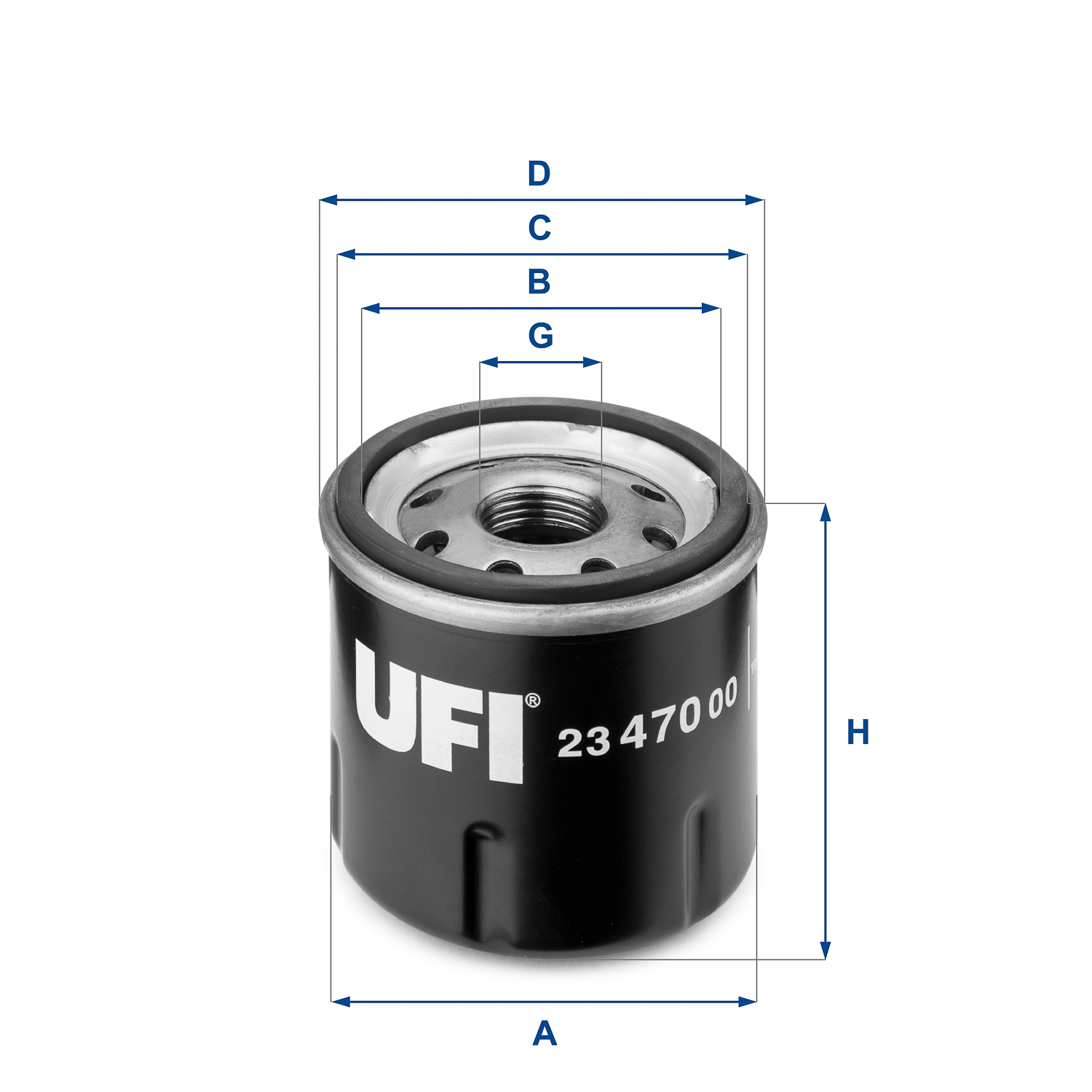Filtro olio UFI 23.470.00