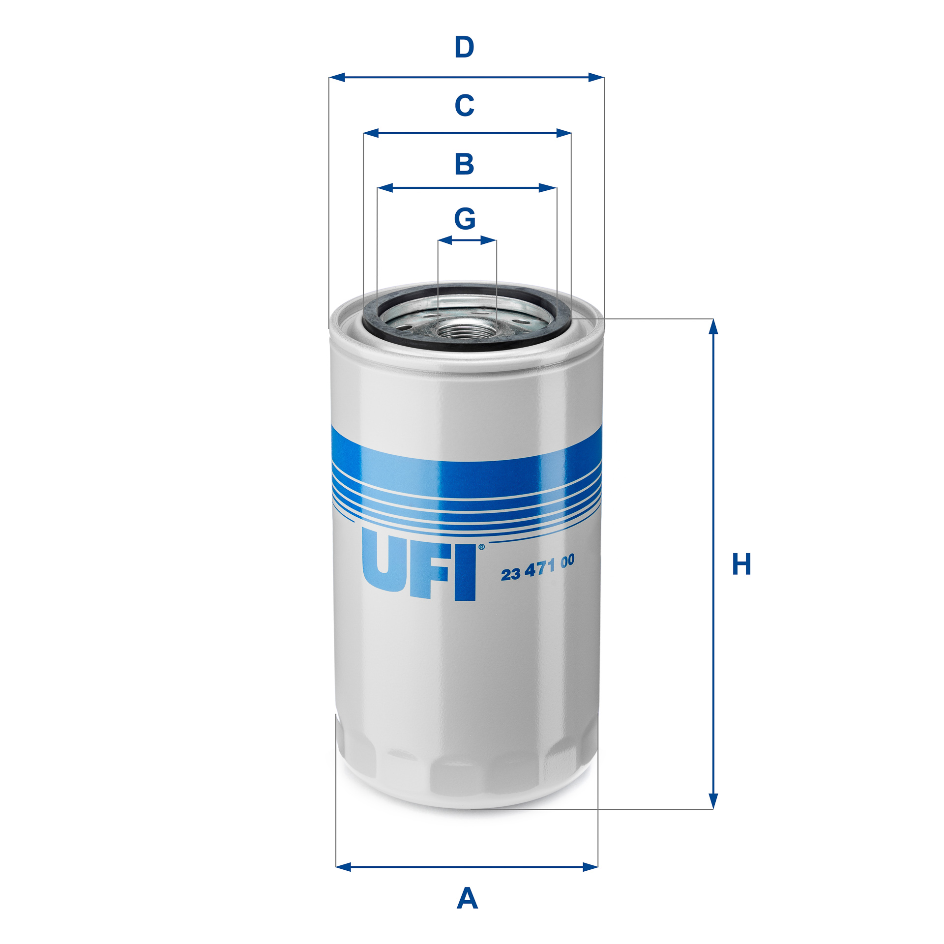 Filtro olio UFI 23.471.00
