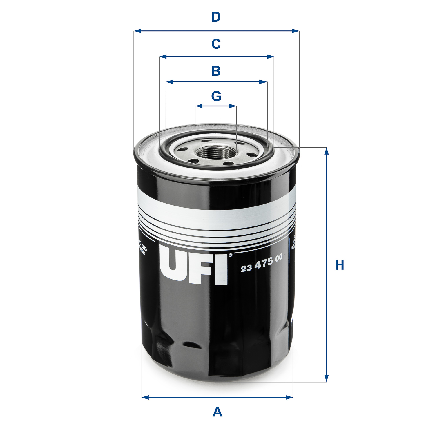 Filtro olio UFI 23.475.00