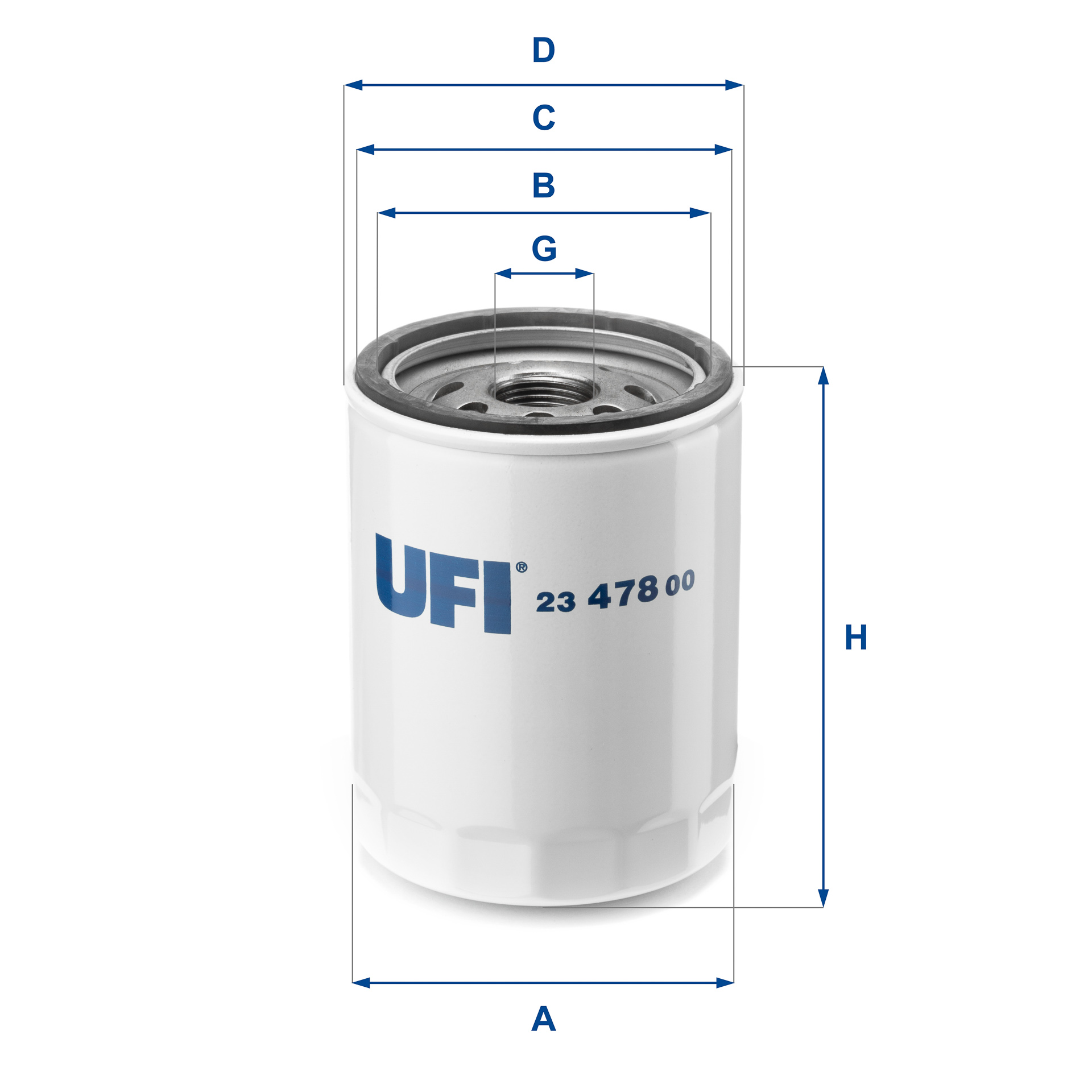 Filtro olio UFI 23.478.00