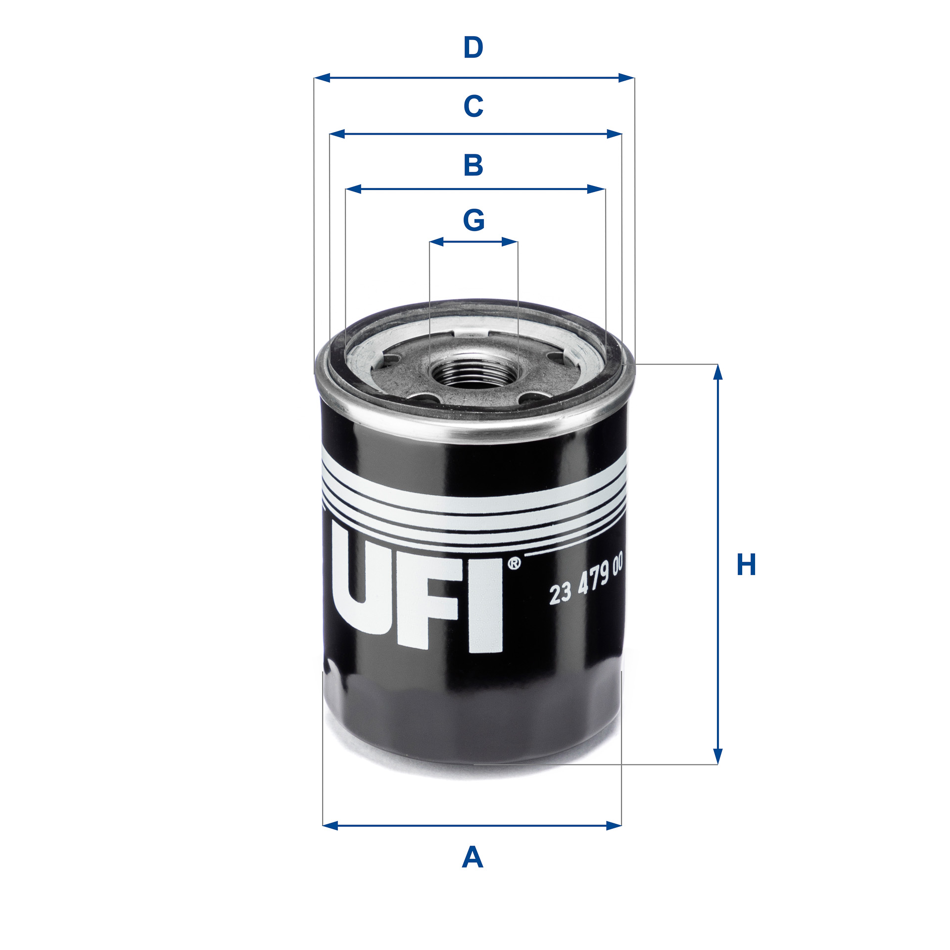 Filtro olio UFI 23.479.00
