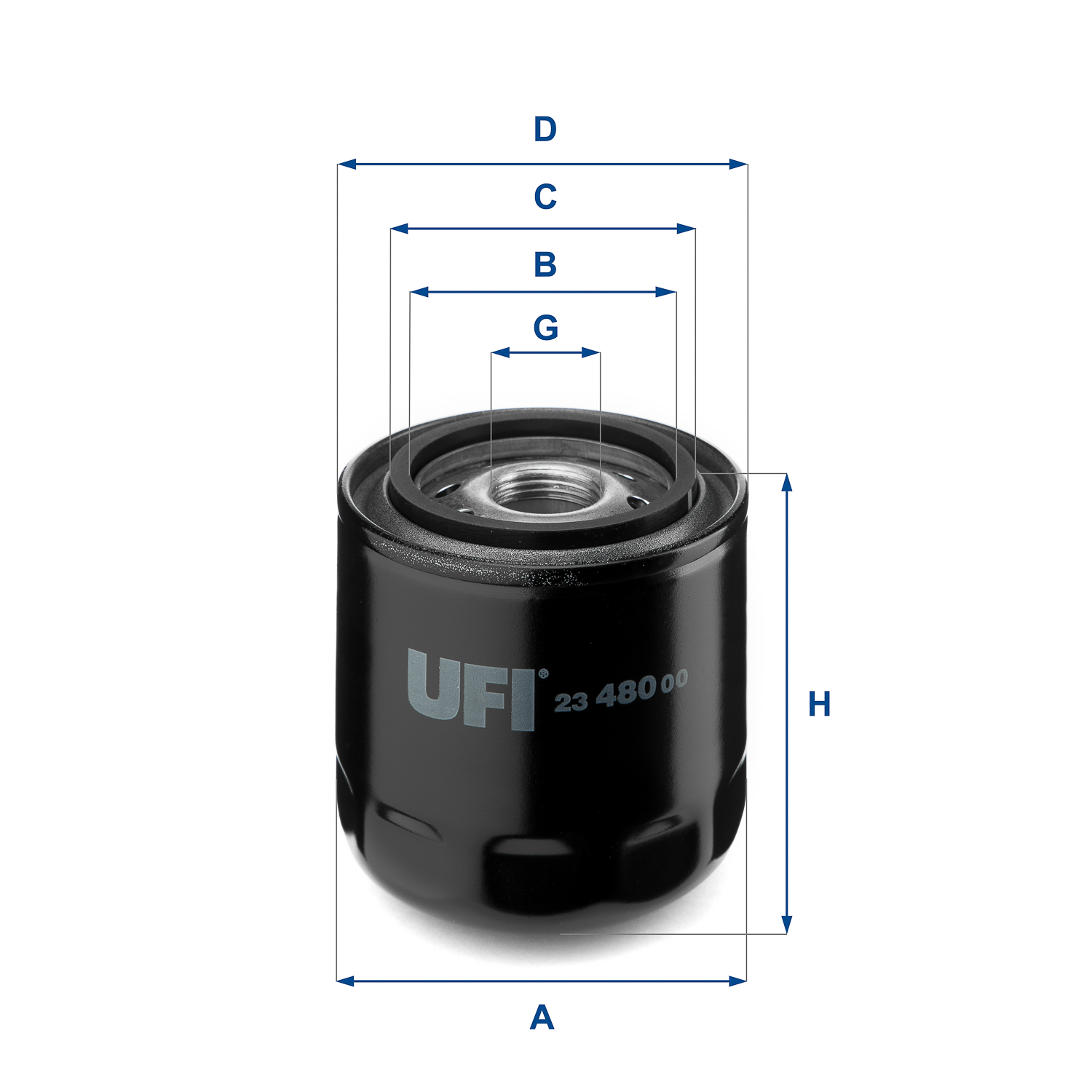 Filtro olio UFI 23.480.00