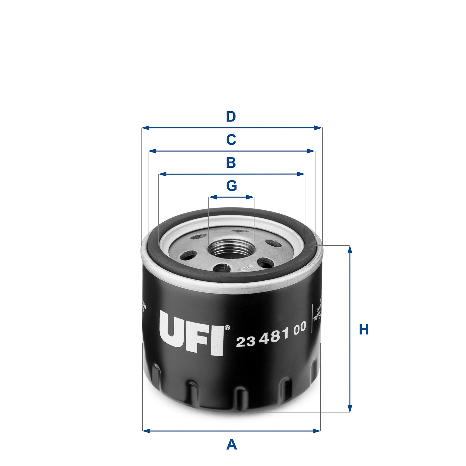 Filtro olio UFI 23.481.00