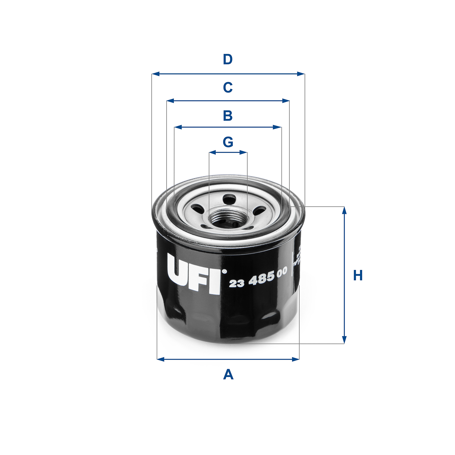 Filtro olio UFI 23.485.00