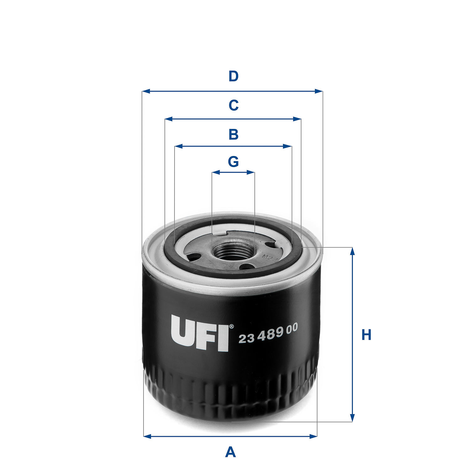 Filtro olio UFI 23.489.00