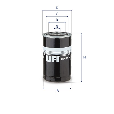 Filtro olio UFI 23.497.00