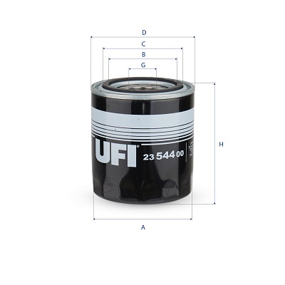 Filtro olio UFI 23.544.00