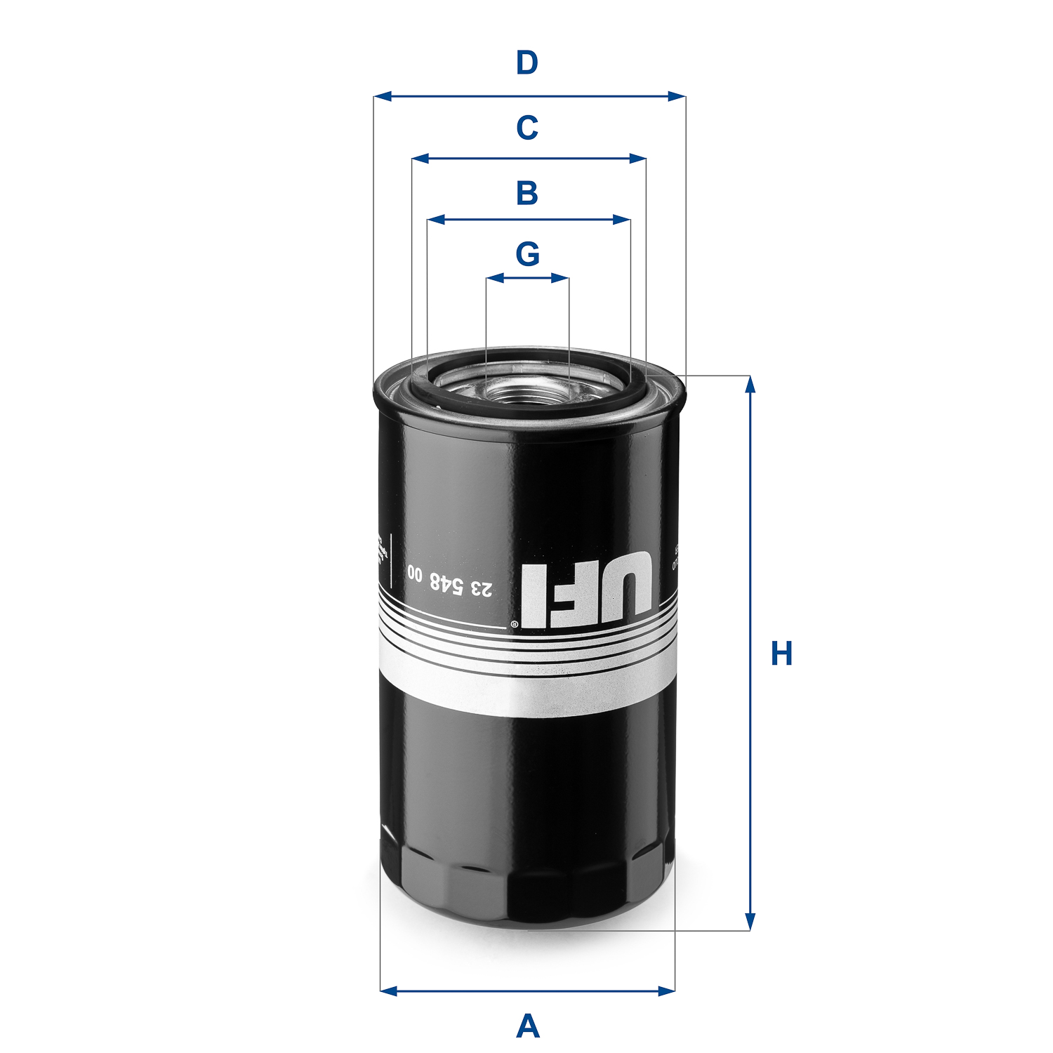 Filtro olio UFI 23.548.00