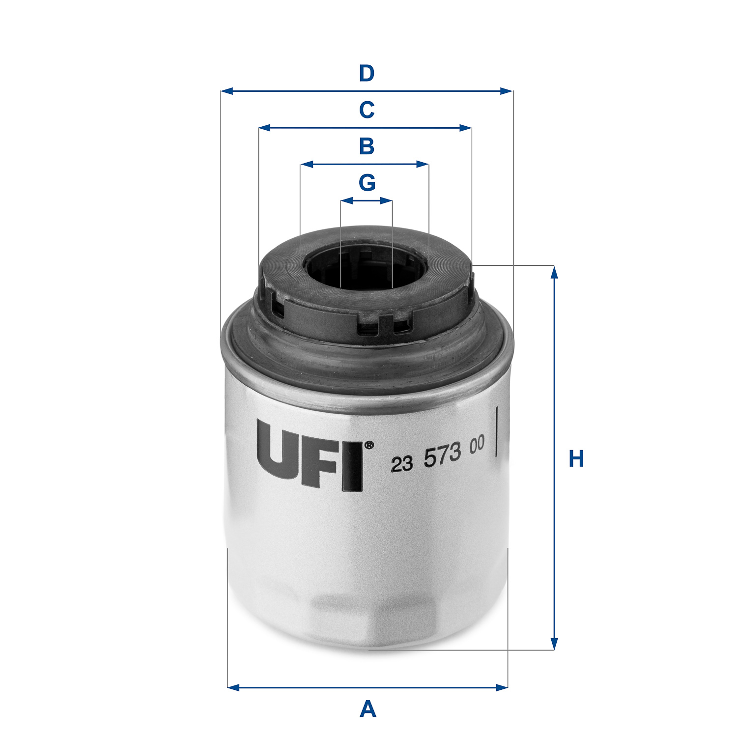 Filtro olio UFI 23.573.00