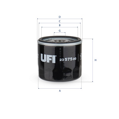 Filtro olio UFI 23.575.00