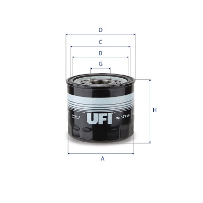 Filtro olio UFI 23.577.00
