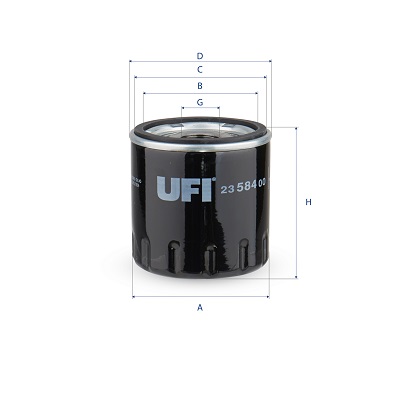 Filtro olio UFI 23.584.00