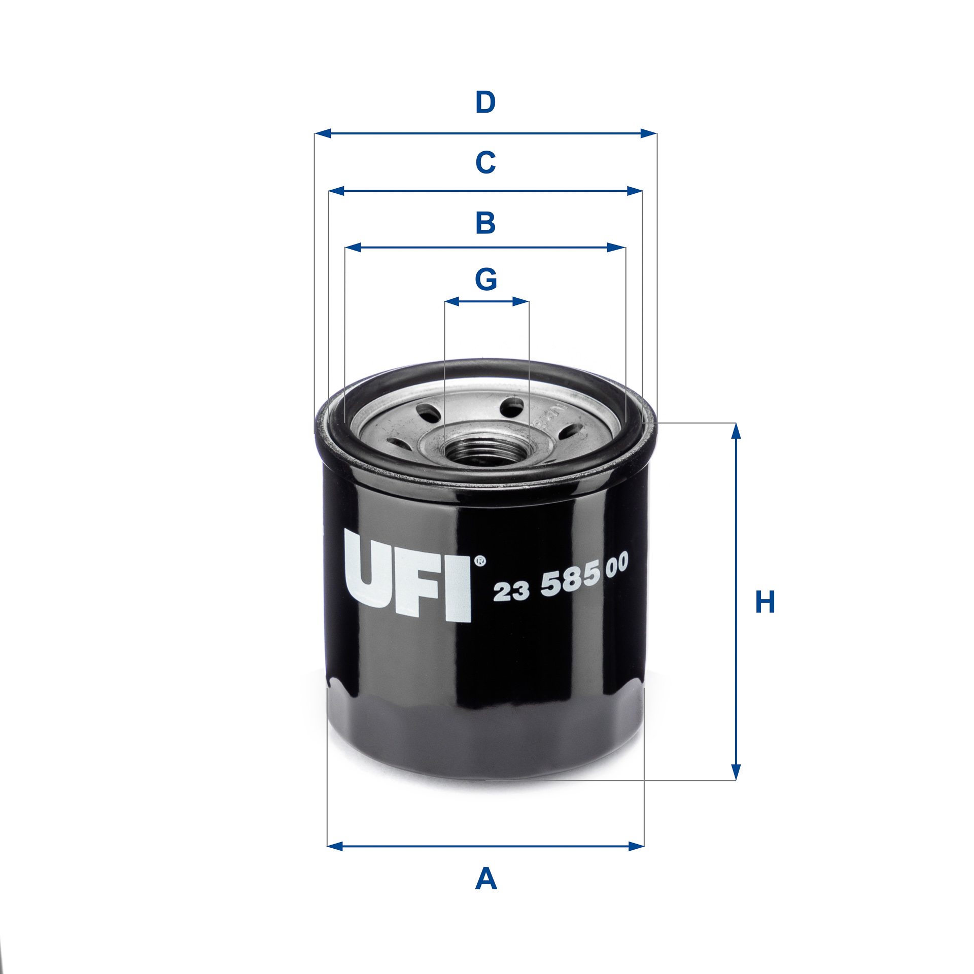 Filtro olio UFI 23.585.00