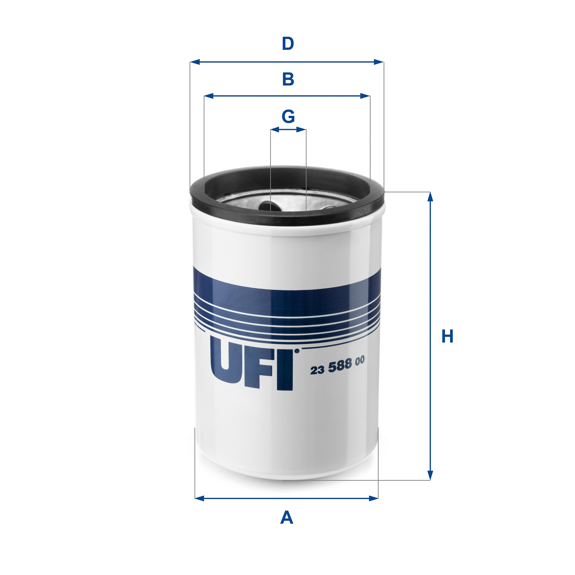 Filtro olio UFI 23.588.00