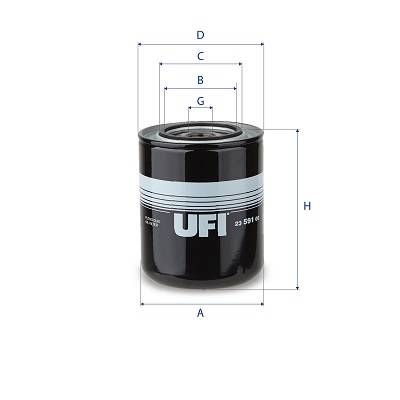 Filtro olio UFI 23.591.00