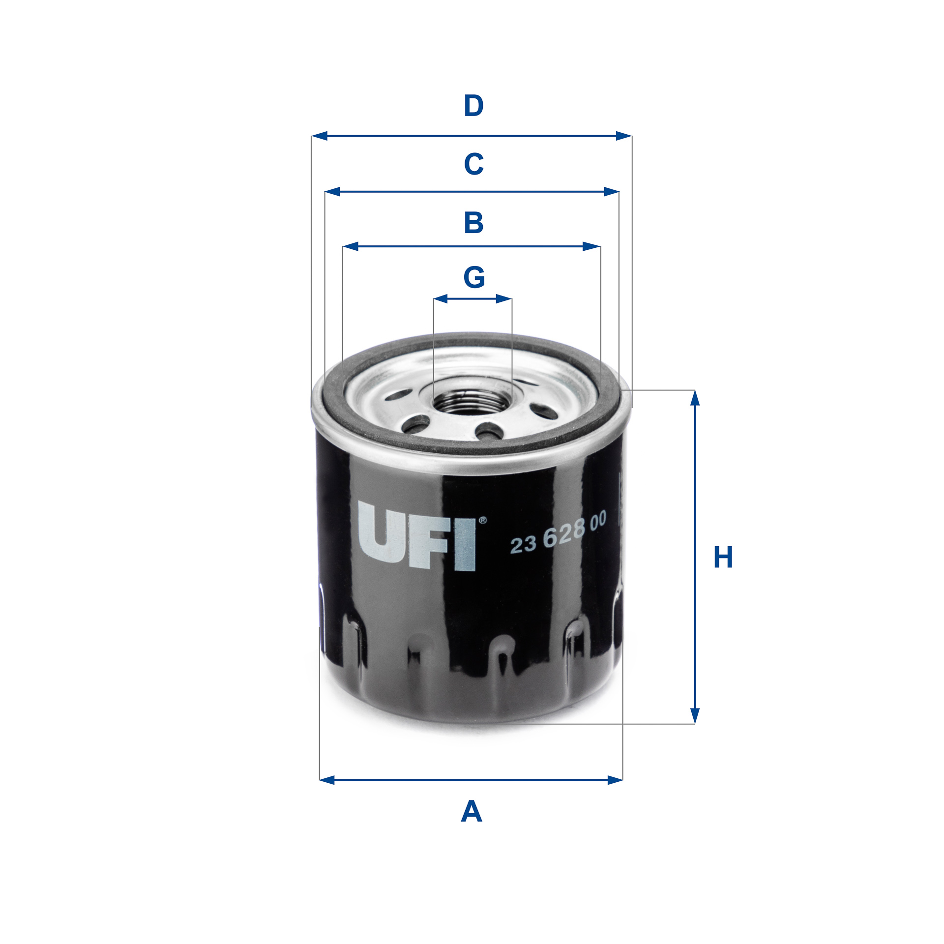Filtro olio UFI 23.628.00