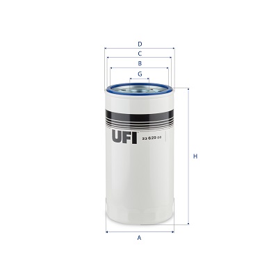 Filtro olio UFI 23.629.00