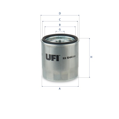Filtro olio UFI 23.644.01