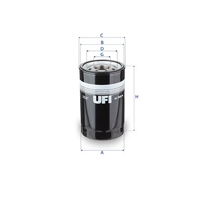 Filtro olio UFI 23.732.00