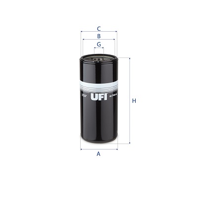 Filtro olio UFI 23.744.00