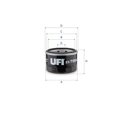 Filtro olio UFI 23.759.00