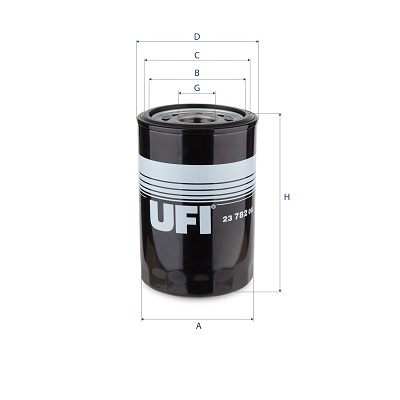 Filtro olio UFI 23.782.00