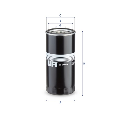 Filtro olio UFI 23.795.00