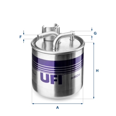 Filtro carburante UFI 24.002.00
