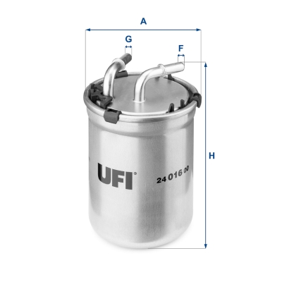 Filtro carburante UFI 24.016.00