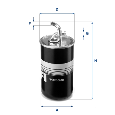 Filtro carburante UFI 24.030.00