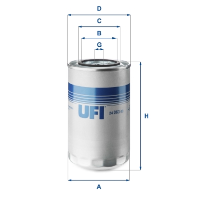 Filtro carburante UFI 24.063.00