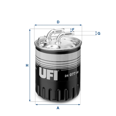 Filtro carburante UFI 24.077.00