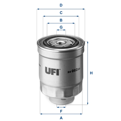 Filtro carburante UFI 24.082.00