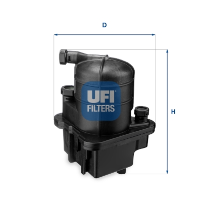 Filtro carburante UFI 24.087.00