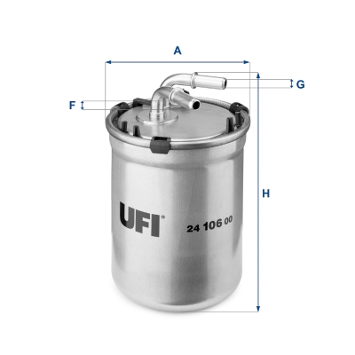 Filtro carburante UFI 24.106.00