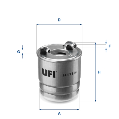 Filtro carburante UFI 24.111.00