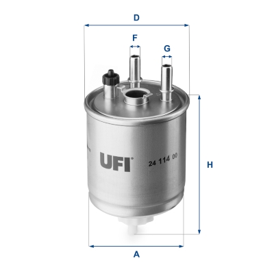 Filtro carburante UFI 24.114.00