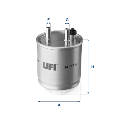 Filtro carburante UFI 24.117.00