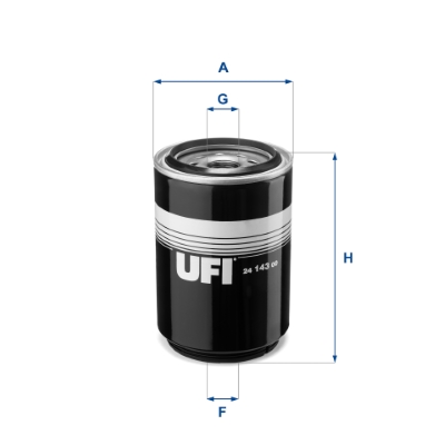 Filtro carburante UFI 24.143.00