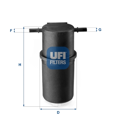 Filtro carburante UFI 24.144.00