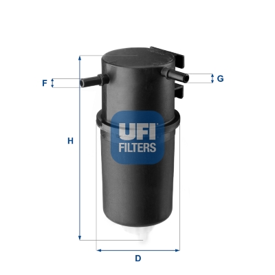 Filtro carburante UFI 24.145.00